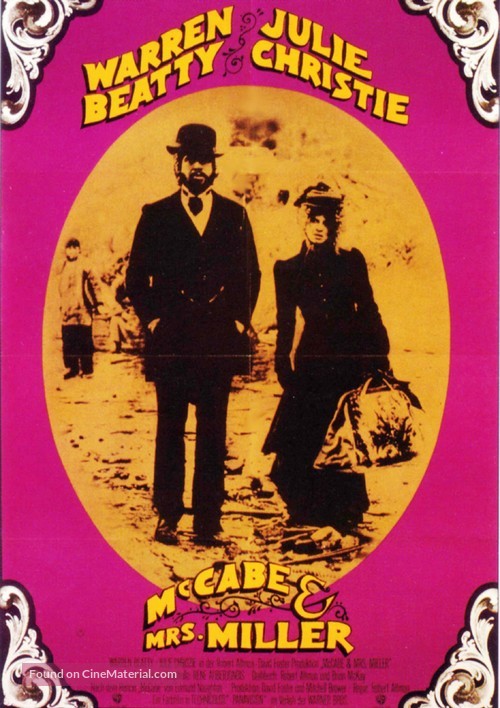 McCabe &amp; Mrs. Miller - German Movie Poster