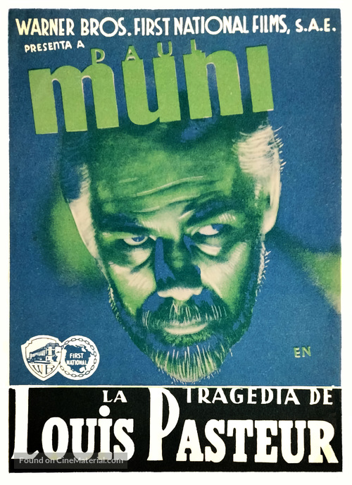 The Story of Louis Pasteur - Spanish Movie Poster