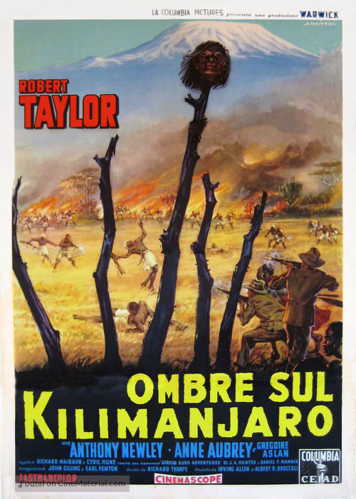 Killers of Kilimanjaro - Italian Movie Poster