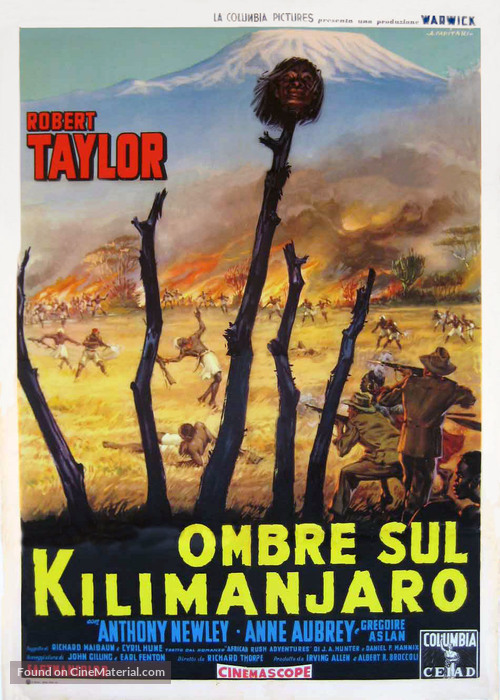 Killers of Kilimanjaro - Italian Movie Poster