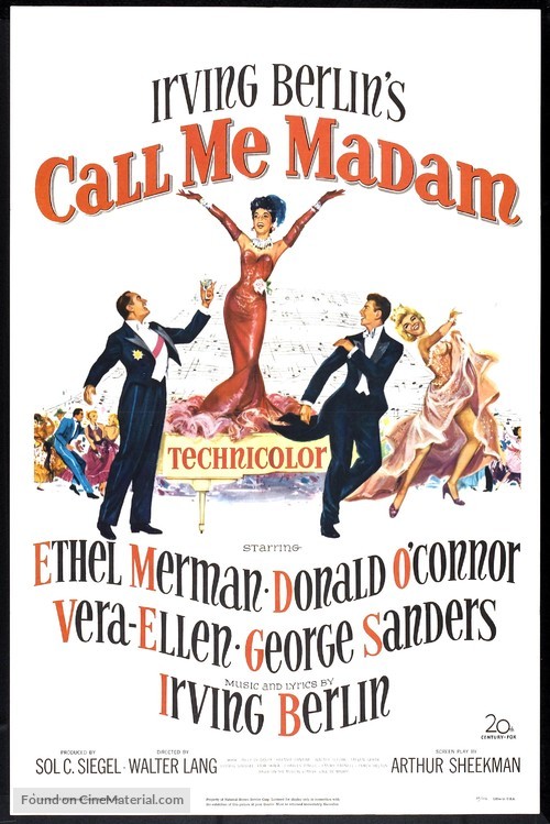 Call Me Madam - Movie Poster