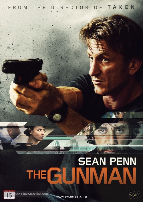 The Gunman - Norwegian DVD movie cover