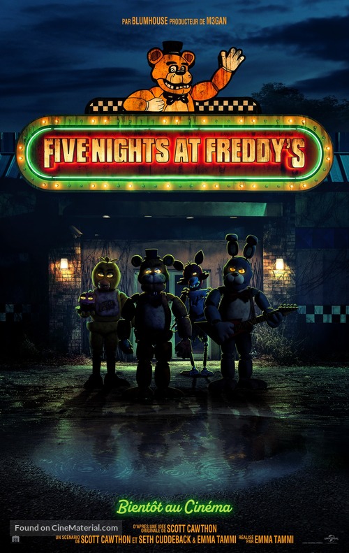 Five Nights at Freddy&#039;s - Belgian Movie Poster