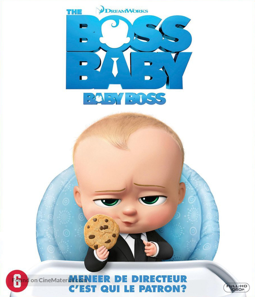 The Boss Baby - Belgian Blu-Ray movie cover