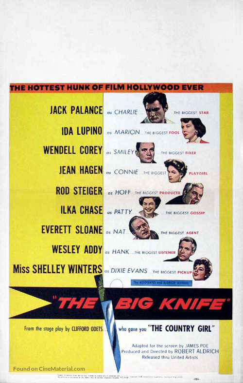 The Big Knife - Movie Poster