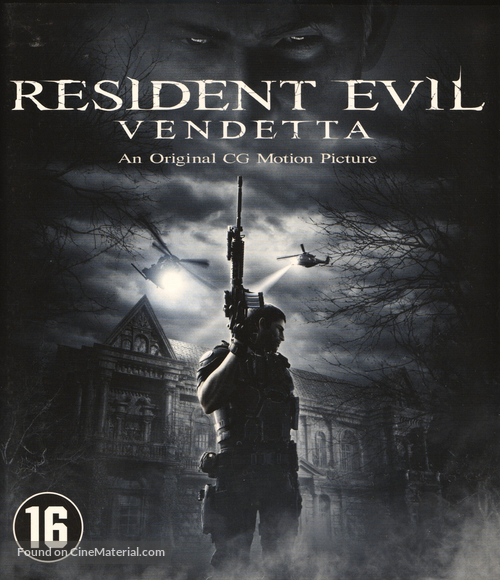 Resident Evil: Vendetta - Dutch Blu-Ray movie cover