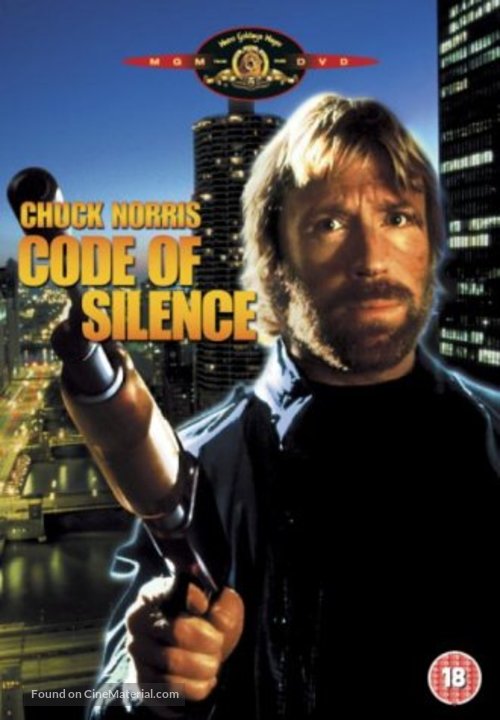 Code Of Silence - British DVD movie cover
