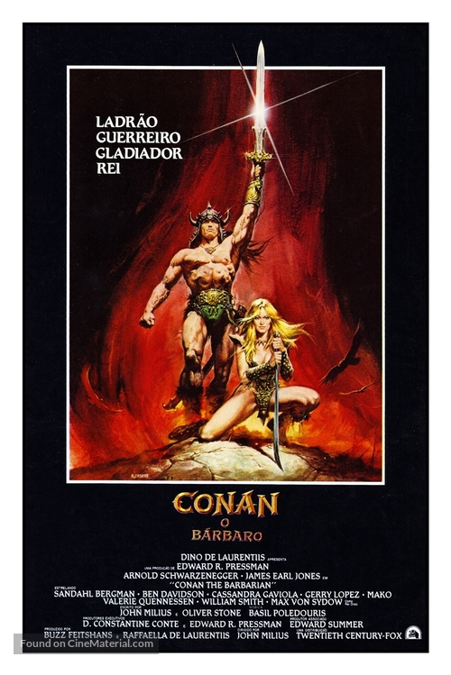 Conan The Barbarian - Brazilian Movie Poster