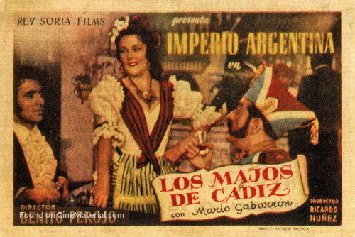 La maja de los cantares - Spanish Movie Poster