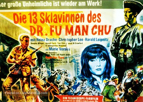 The Brides of Fu Manchu - Austrian Movie Poster