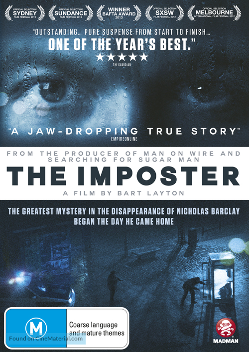 The Imposter - Australian DVD movie cover