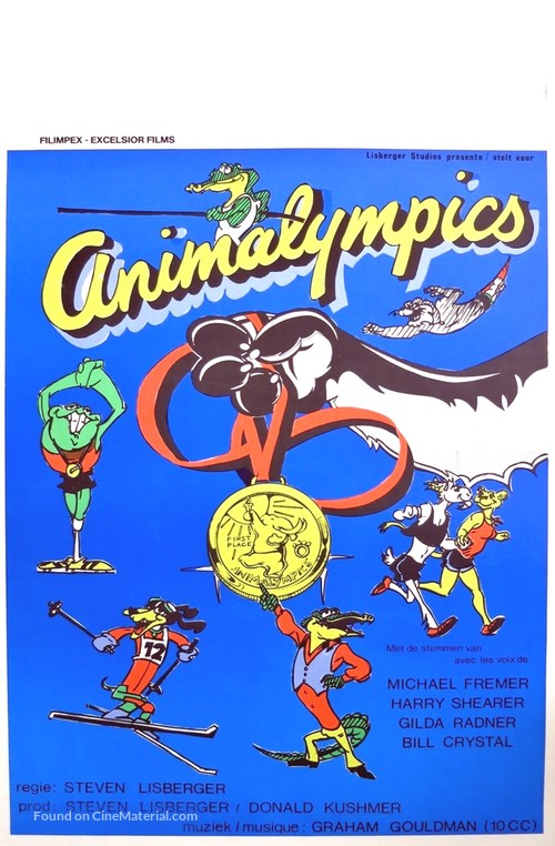Animalympics - Belgian Movie Poster