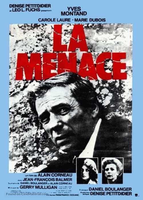 La menace - French Movie Poster