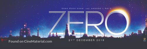 ZERO - Indian Movie Poster