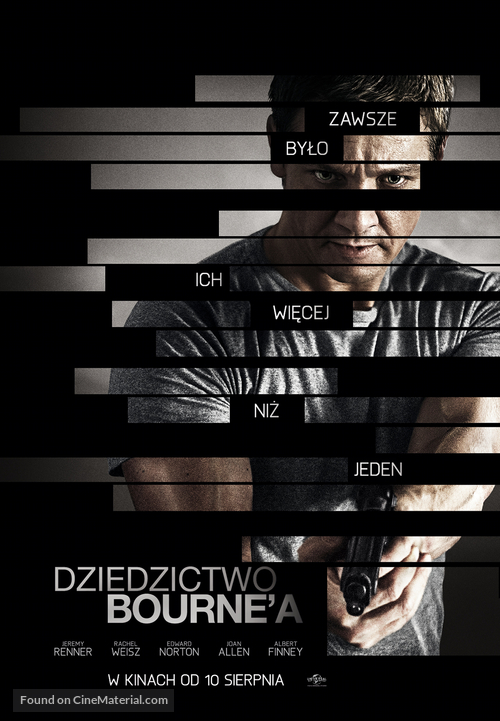 The Bourne Legacy - Polish Movie Poster