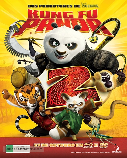 Kung Fu Panda 2 - Brazilian Video release movie poster