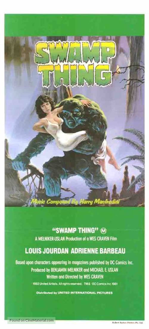 Swamp Thing - Australian Movie Poster