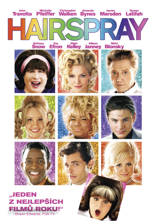 Hairspray - Czech DVD movie cover