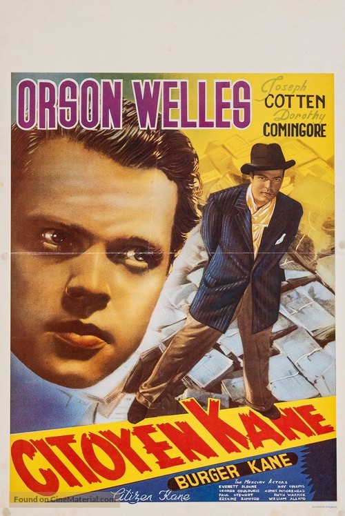 Citizen Kane - Belgian Movie Poster