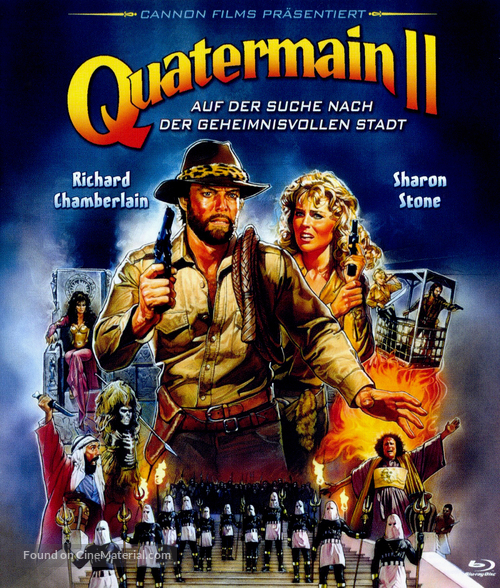 Allan Quatermain and the Lost City of Gold - German Movie Cover