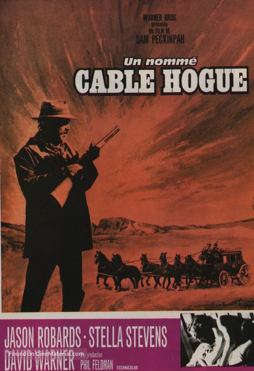 The Ballad of Cable Hogue - French DVD movie cover