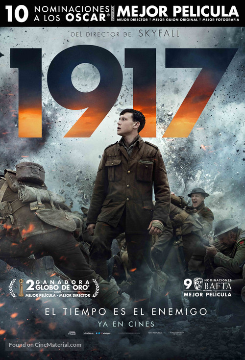 1917 - Spanish Movie Poster