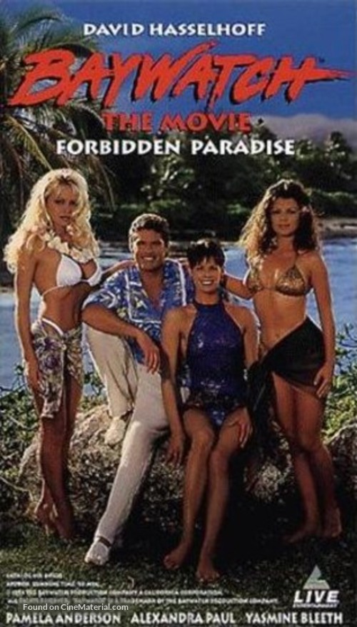 Baywatch: Forbidden Paradise - VHS movie cover