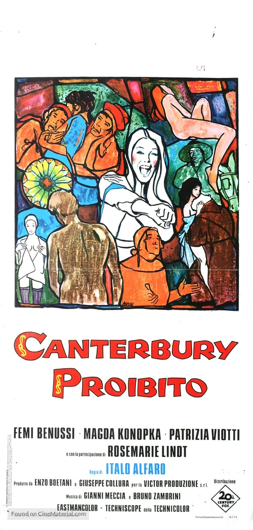 Canterbury proibito - Italian Movie Poster