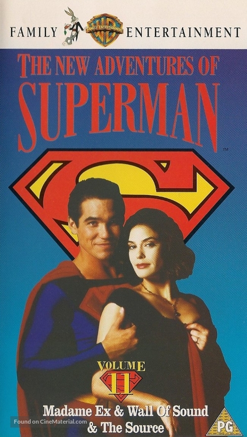 &quot;Lois &amp; Clark: The New Adventures of Superman&quot; - British VHS movie cover