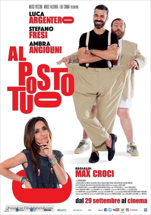 Al posto tuo - Italian Movie Poster