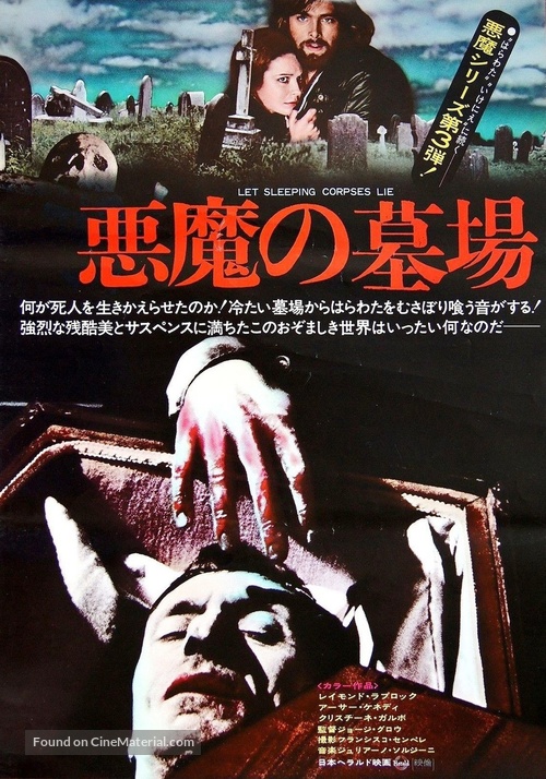 Let Sleeping Corpses Lie - Japanese Movie Poster
