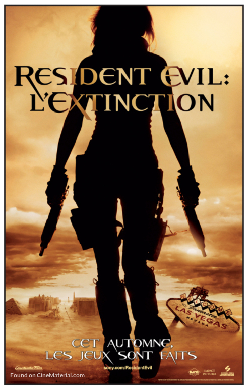 Resident Evil: Extinction - Canadian Movie Poster