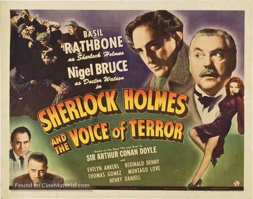 Sherlock Holmes and the Voice of Terror - Movie Poster