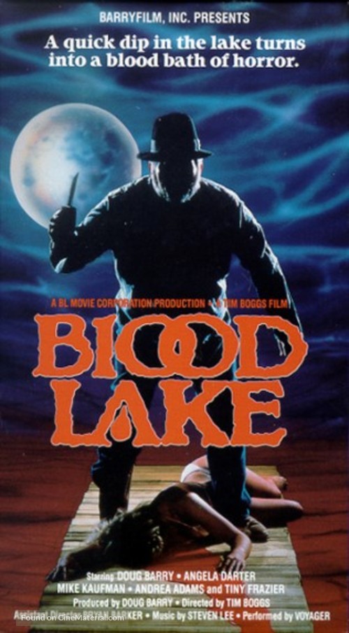 Blood Lake - VHS movie cover