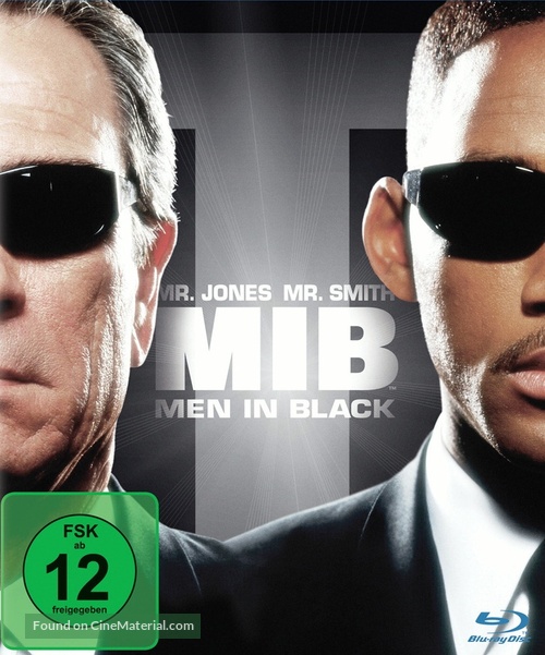 Men in Black - German Blu-Ray movie cover