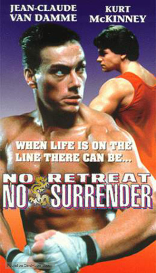No Retreat, No Surrender - VHS movie cover