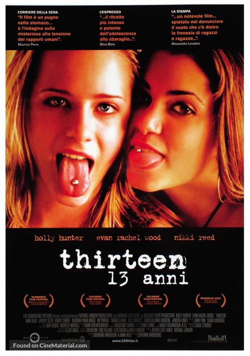 Thirteen - Italian Movie Poster