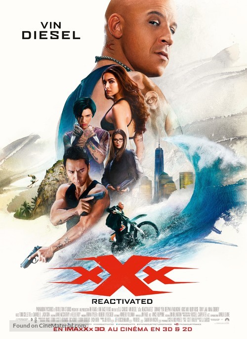 xXx: Return of Xander Cage - French Movie Poster