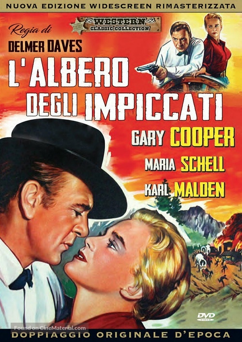 The Hanging Tree - Italian DVD movie cover