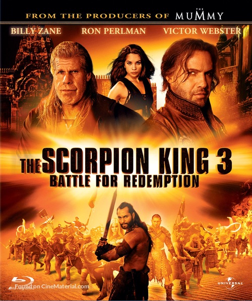 The Scorpion King 3: Battle for Redemption - Blu-Ray movie cover