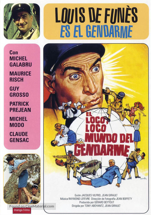 Gendarme et les gendarmettes, Le - Spanish Movie Cover