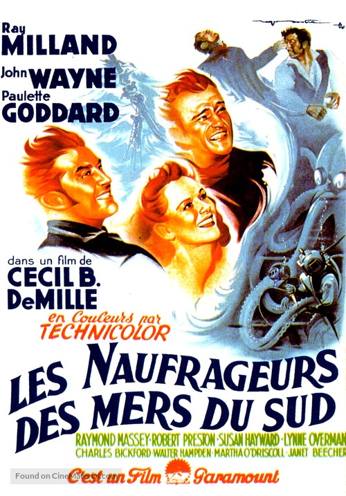 Reap the Wild Wind - French Movie Poster