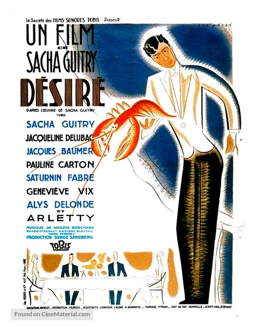 D&eacute;sir&eacute; - French Movie Poster