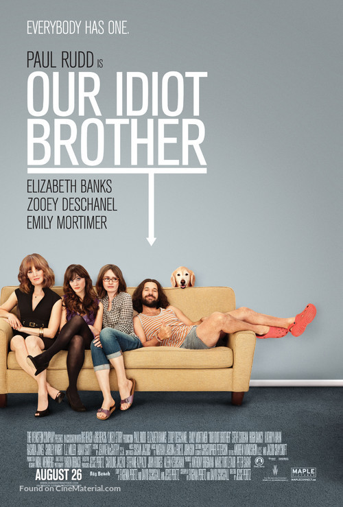 Our Idiot Brother - Canadian Movie Poster