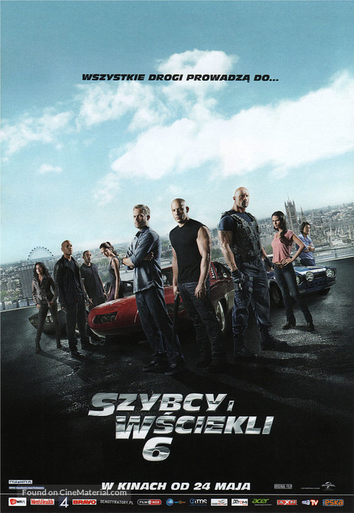 Fast &amp; Furious 6 - Polish Movie Poster