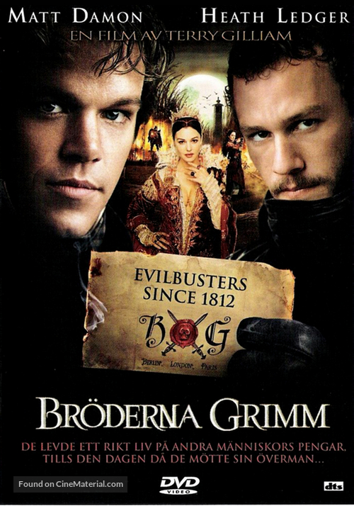 The Brothers Grimm - Swedish Movie Cover