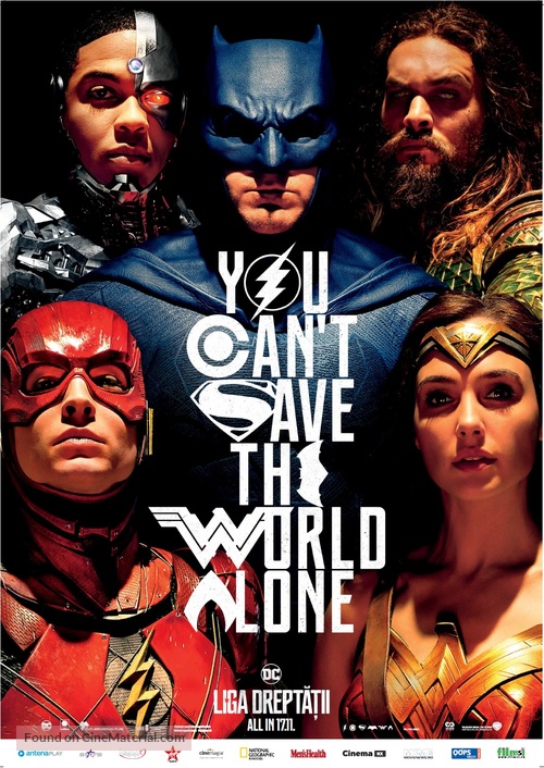 Justice League - Romanian Movie Poster