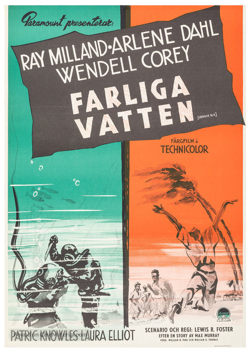 Jamaica Run - Swedish Movie Poster