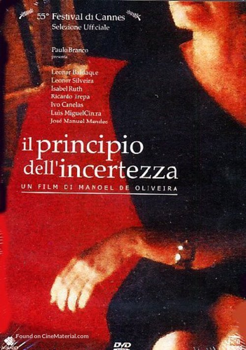 O Princ&iacute;pio da Incerteza - Italian DVD movie cover