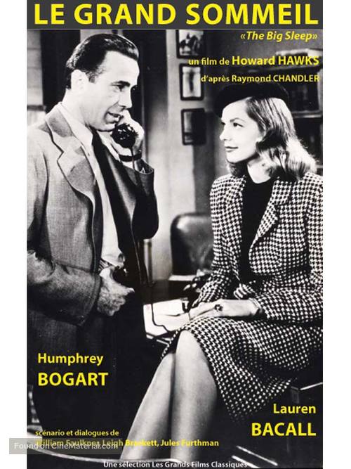 The Big Sleep - French Movie Cover
